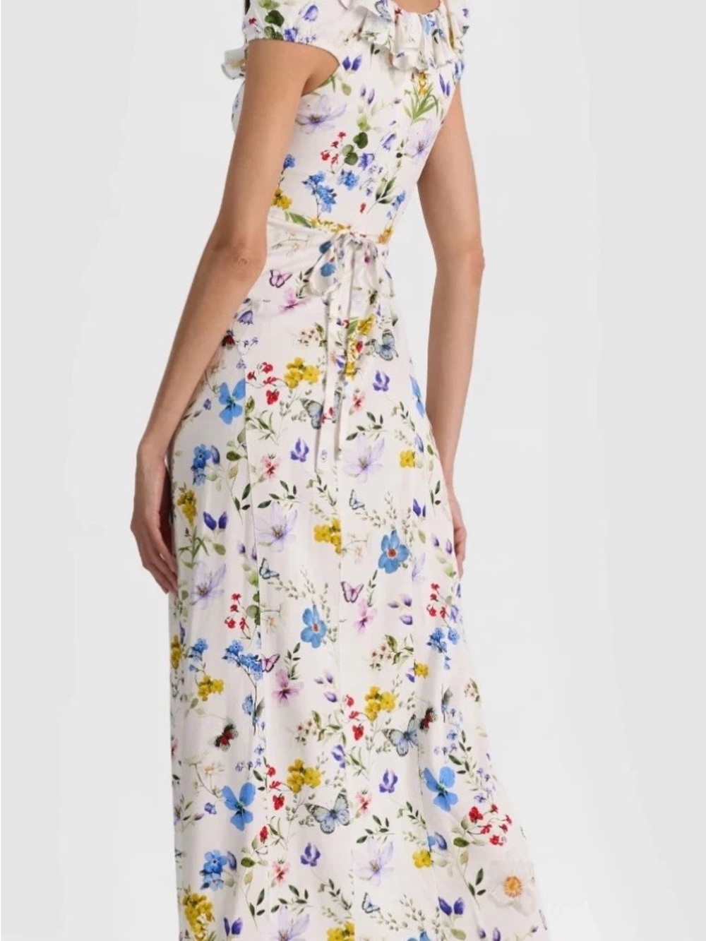 Alice + Olivia Tara Twisting Vines Floral Midi Maxi Dress NWT MSRP $495 - Picture 2 of 3
